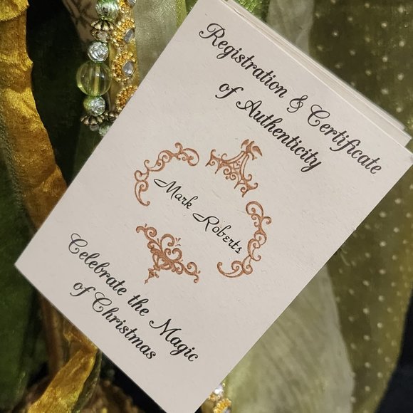 Mark Roberts Angel Of Virtue 20/5,000 With Stand In Box Signed Christmas Angel - Picture 4 of 12